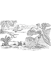 Páginas para colorear de dinosaurios - página 53