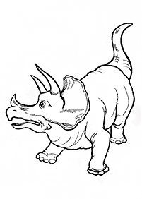 Páginas para colorear de dinosaurios - página 55
