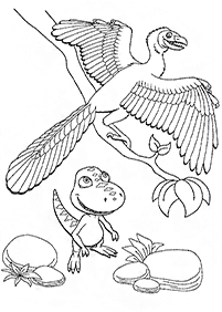 Páginas para colorear de dinosaurios - página 58