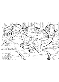 Páginas para colorear de dinosaurios - página 61