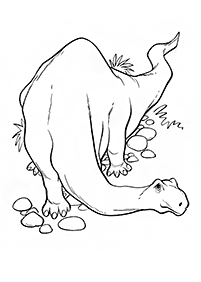 Páginas para colorear de dinosaurios - página 7