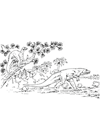Páginas para colorear de dinosaurios - página 73