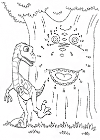 Páginas para colorear de dinosaurios - página 78