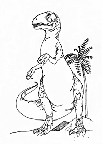 Páginas para colorear de dinosaurios - página 88