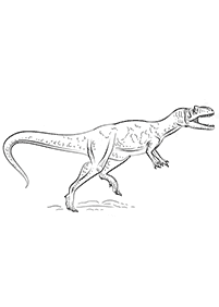 Páginas para colorear de dinosaurios - página 93
