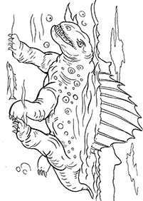 Páginas para colorear de dinosaurios - página 94