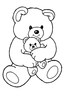 Páginas para colorear de osos