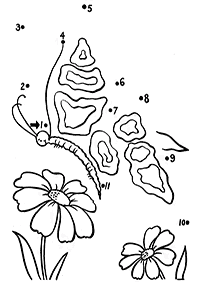 Páginas para colorear de mariposas - página 30