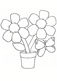 Páginas para colorear de mariposas - página 48