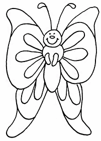 Páginas para colorear de mariposas - página 52