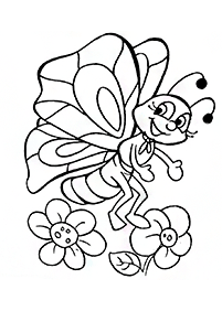 Páginas para colorear de mariposas - página 55