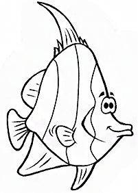 Páginas para colorear de peces - página 4