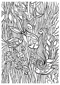 Páginas para colorear de peces - página 51