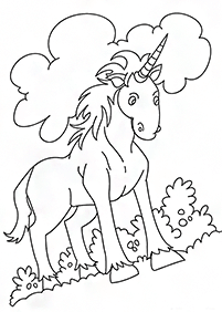 Páginas para colorear de unicornios - página 23