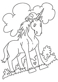 Páginas para colorear de unicornios - página 25