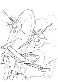 Páginas de aviones para colorear – Página 35