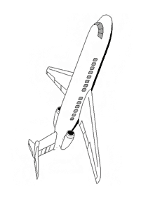 Páginas de aviones para colorear – Página 50