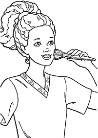 Páginas de Barbie para colorear – Página 23
