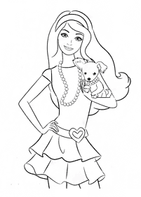 Páginas de Barbie para colorear – Página 34