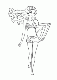Páginas de Barbie para colorear – Página 74