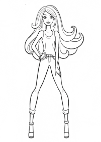 Páginas de Barbie para colorear – Página 95