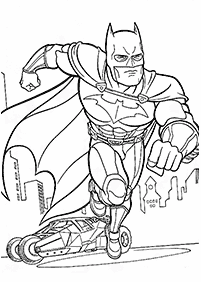 Páginas para colorear de Batman – Página 1