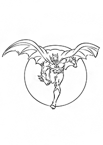 Páginas para colorear de Batman – Página 19
