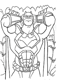 Páginas para colorear de Batman – Página 23