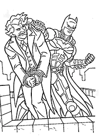Páginas para colorear de Batman – Página 46