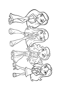 Páginas de Bratzpara colorear– página 26