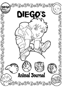 Páginas de Diego para colorear– Página 23