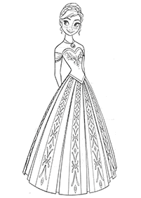 Páginas de Frozen para colorear– página 2