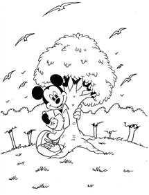 Páginas de Mickey Mouse para colorear– página 23