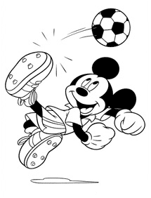 Páginas de Mickey Mouse para colorear– página 8