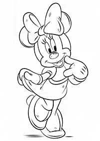 Páginas de Minnie Mouse para colorear – página 10