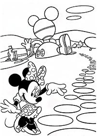 Páginas de Minnie Mouse para colorear – página 20
