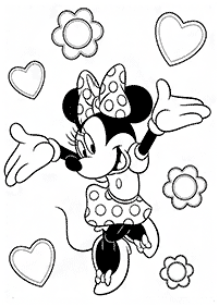 Páginas de Minnie Mouse para colorear – página 24