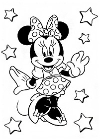 Páginas de Minnie Mouse para colorear – página 28