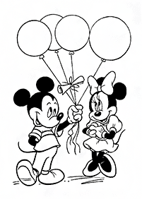 Páginas de Minnie Mouse para colorear – página 3