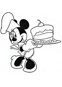 Páginas de Minnie Mouse para colorear – página 6