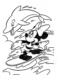Páginas de Minnie Mouse para colorear – página 9