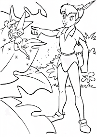 Páginas de Peter Pan para colorear– página 10