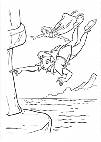 Páginas de Peter Pan para colorear– página 12