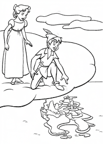 Páginas de Peter Pan para colorear– página 6