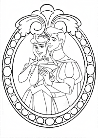 Páginas para colorear de la Bella durmiente (Aurora) – página 69