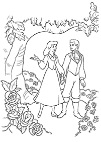 Páginas para colorear de Cenicienta – página 35