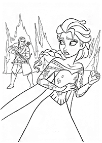 Páginas para colorear de Elsa – página 13
