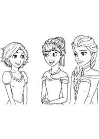 Páginas para colorear de Elsa – página 26