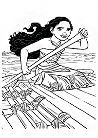 Páginas para colorear de Moana – página 5