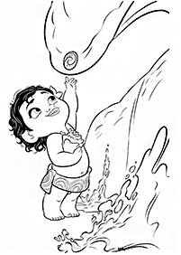 Páginas para colorear de Moana – página 7